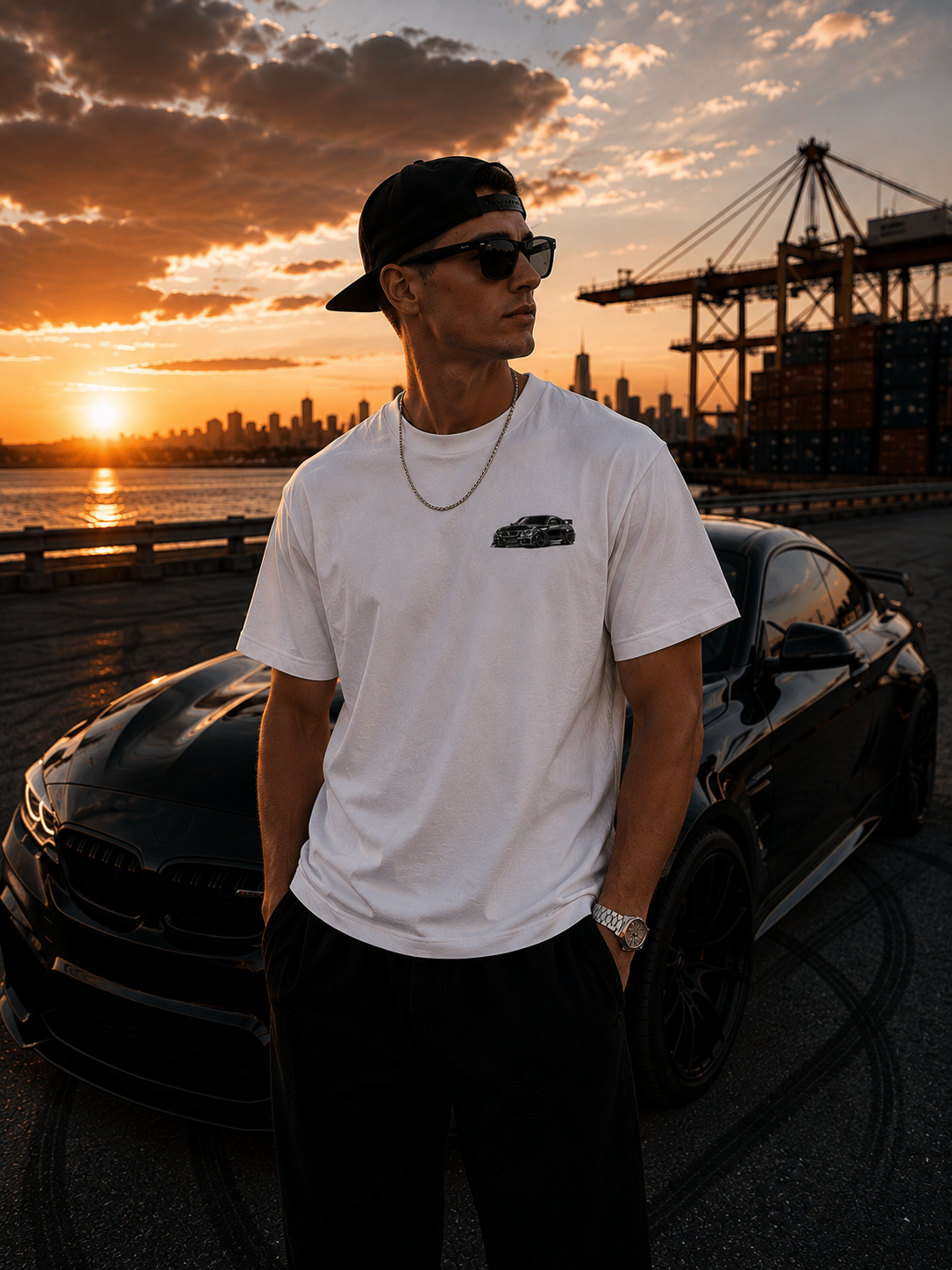 Modern German Car Tee with Backprint (printed)