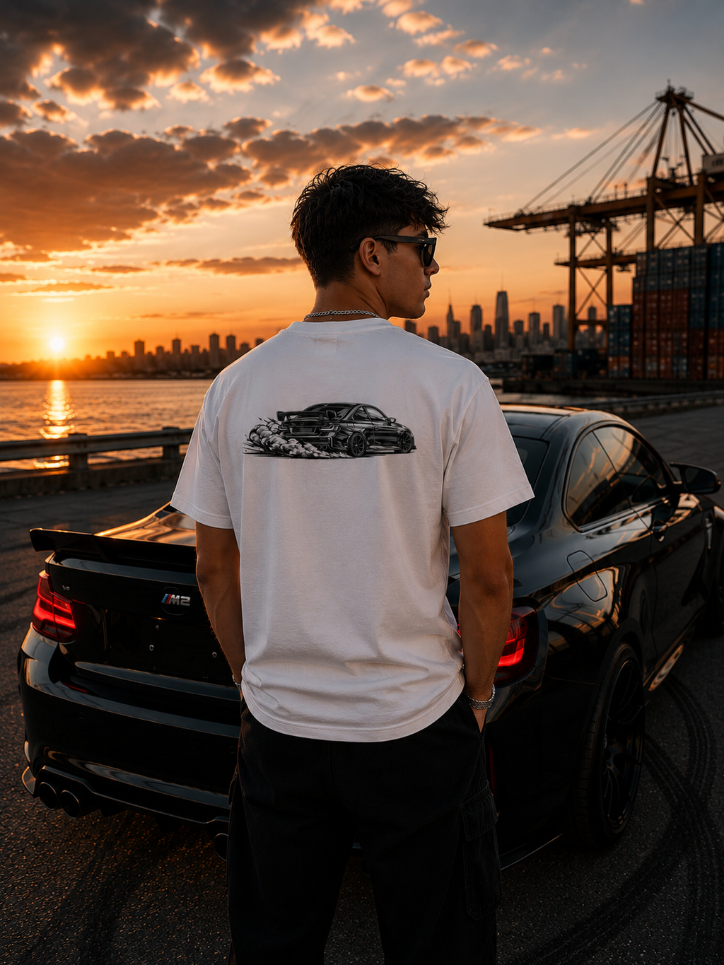 Modern German Car Tee with Backprint (printed)