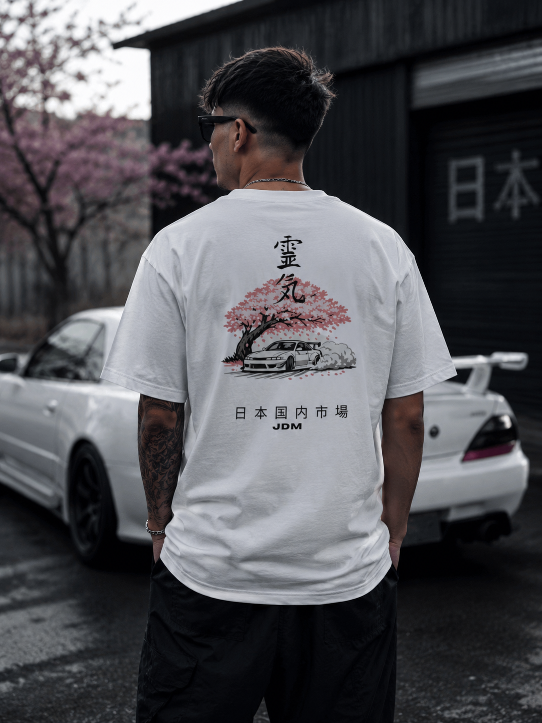 JDM Car Tee with Backprint (printed)